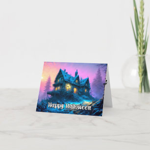 Carte Happy Halloween Haunted House