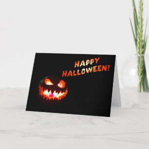 Carte HAPPY HALLOWEEN - Jack-O-Lantern