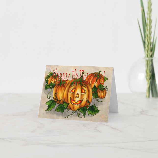 Carte HAPPY HALLOWEEN par SHARON SHARPE (Devant)