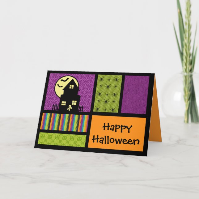 Carte Happy Halloween style de album (Devant)