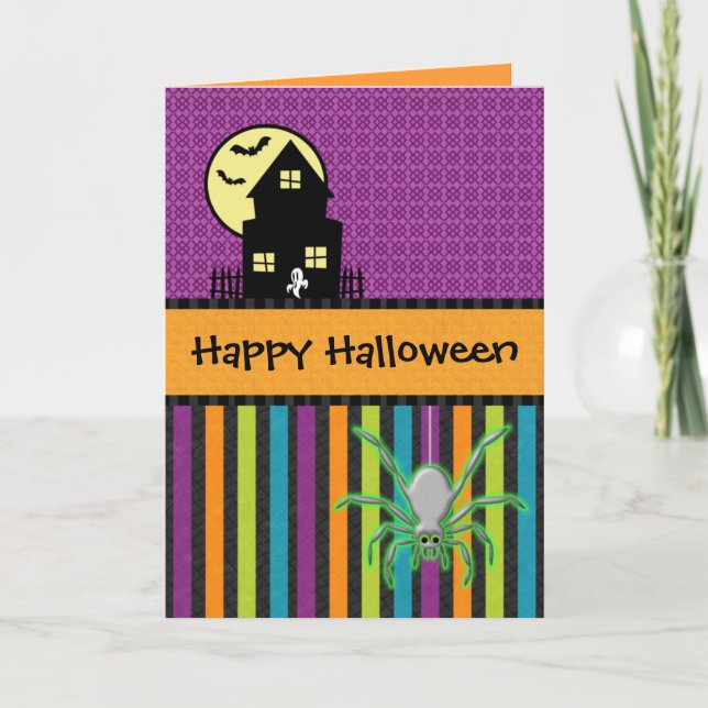 Carte Happy Halloween style de album (Devant)