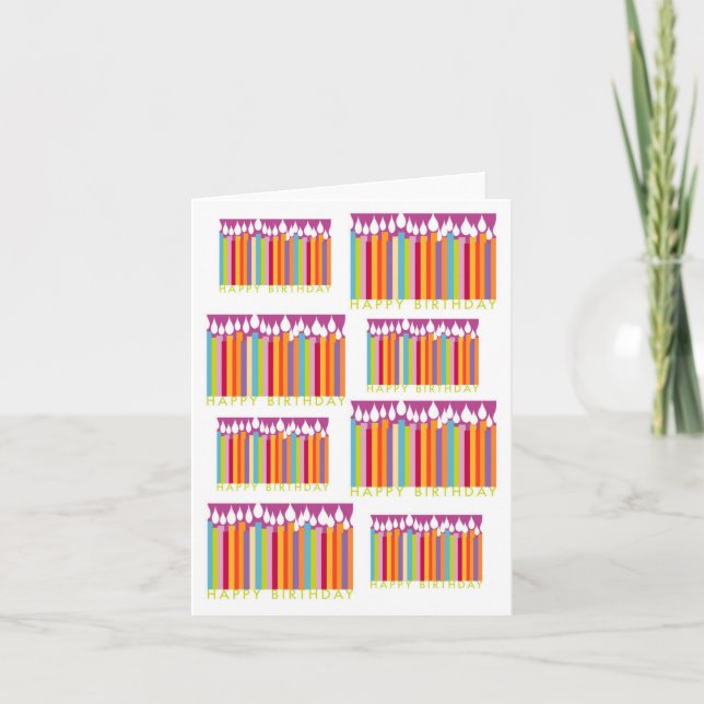 CARTE HAPPY HAPPY BIRTHDAY (Devant)