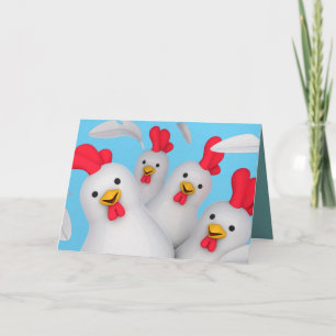 Carte Happy hen clipart