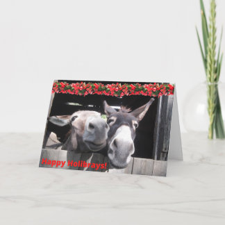 Carte Happy Holibrays de Bunny et Hershey!