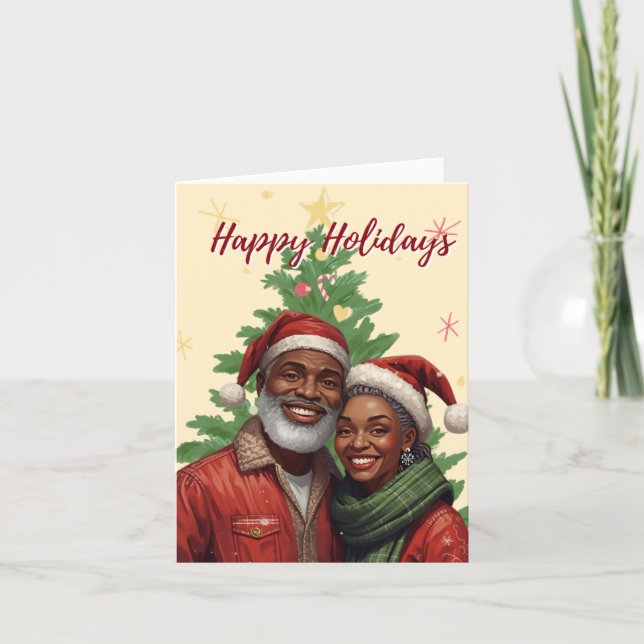Carte Happy Holidays Card by Alicia McDaniel Fine Art (Devant)