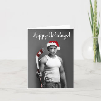 Carte Happy Holidays from Hunky Justin Trudeau