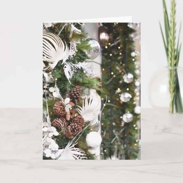 Carte Happy Holidays Londres Royaume-Uni Noël Festive Sa (Devant)