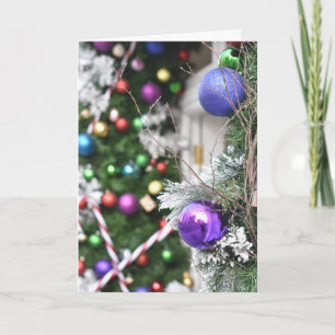 Carte Happy Holidays Londres Royaume-Uni Noël Festive Sa