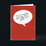 Carte Happy Hour with Getting Old Funny Birthday Card<br><div class="desc">Joyeux anniversaire ! Vous avez atteint l'âge où 'Happy Hour' signifie 'Happy Nap'. Profitez de votre repos bien mérité. Félicitations d'avoir atteint le stade de la sieste. Joyeux anniversaire !</div>