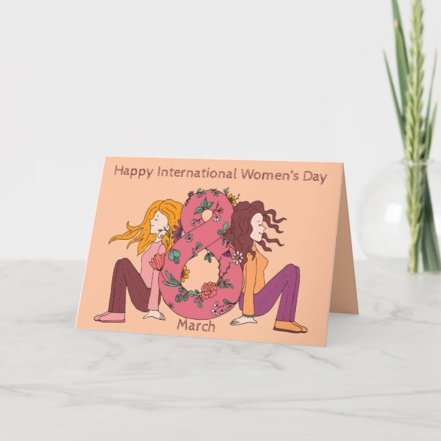 Carte Happy International Women's Day (8 March) (Devant)