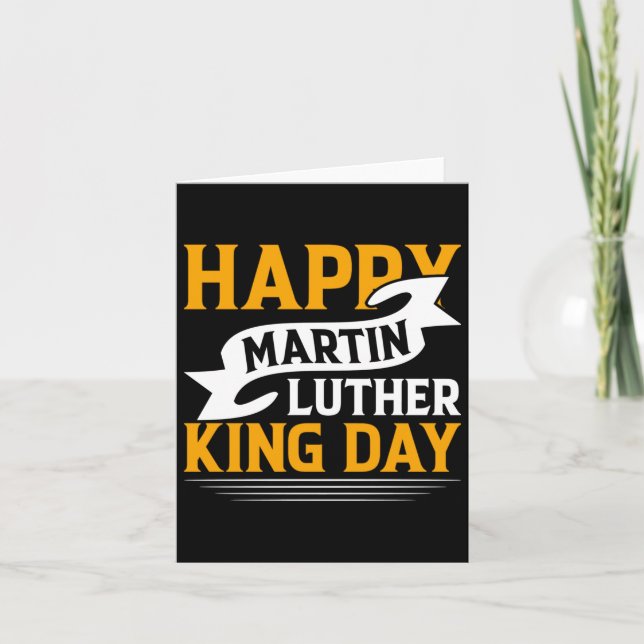 Carte Happy Martin Luther King Sticker (Devant)