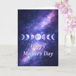 Carte Happy Mother’s Day Celestial Moon Phases Card