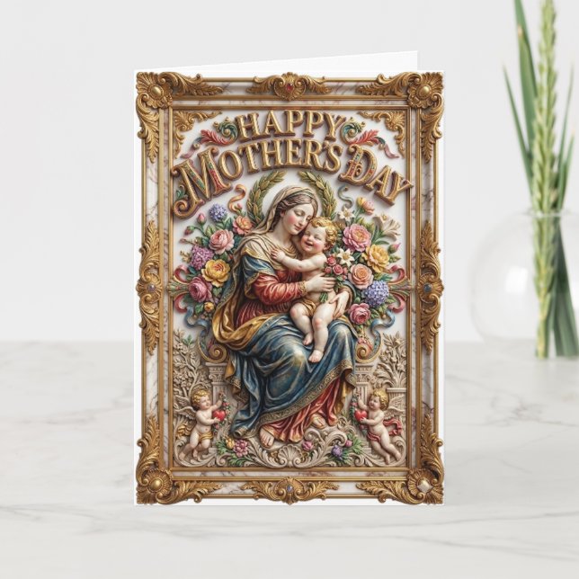 CARTE HAPPY MOTHER'S DAY (Devant)