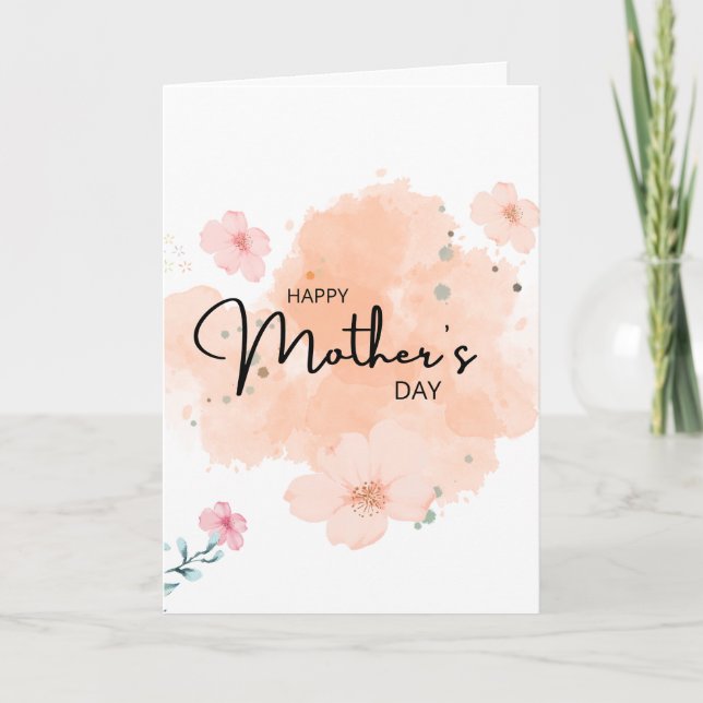 Carte Happy Mothers day  (Devant)