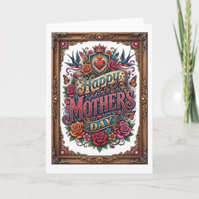 CARTE HAPPY MOTHER'S DAY (Devant)