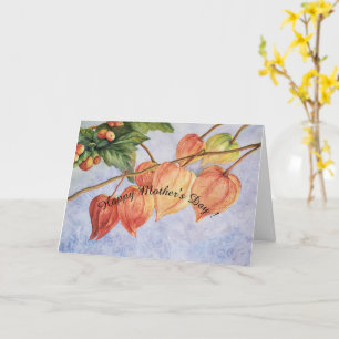 CARTE HAPPY MOTHER'S DAY CHINESE LANTERNS CARD