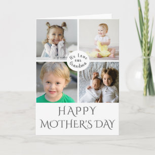 Carte Happy Mother's Day Grandma Photo Collage