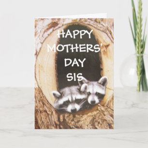 CARTE "HAPPY MOTHERS' DAY SIS"