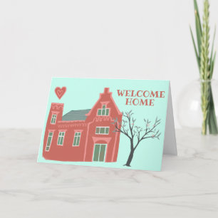 Carte Happy New Home Illustrated CUSTOM