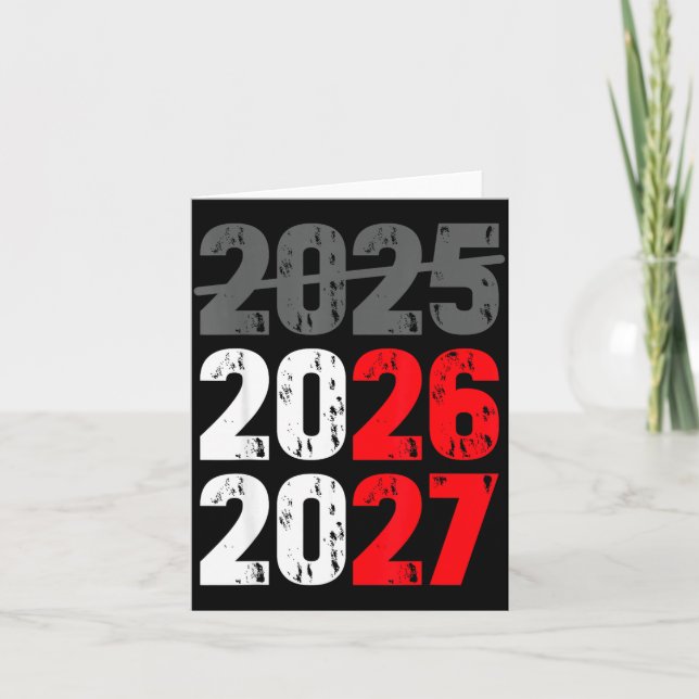 Carte Happy New Year 2026 Coming Soon 2027 Funny 67 Meme (Devant)