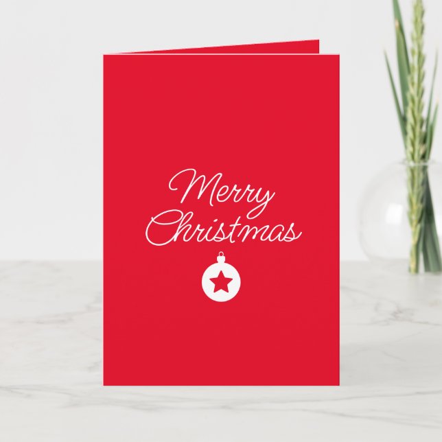 Carte Happy New Year Merry Christmas Holiday Season (Devant)