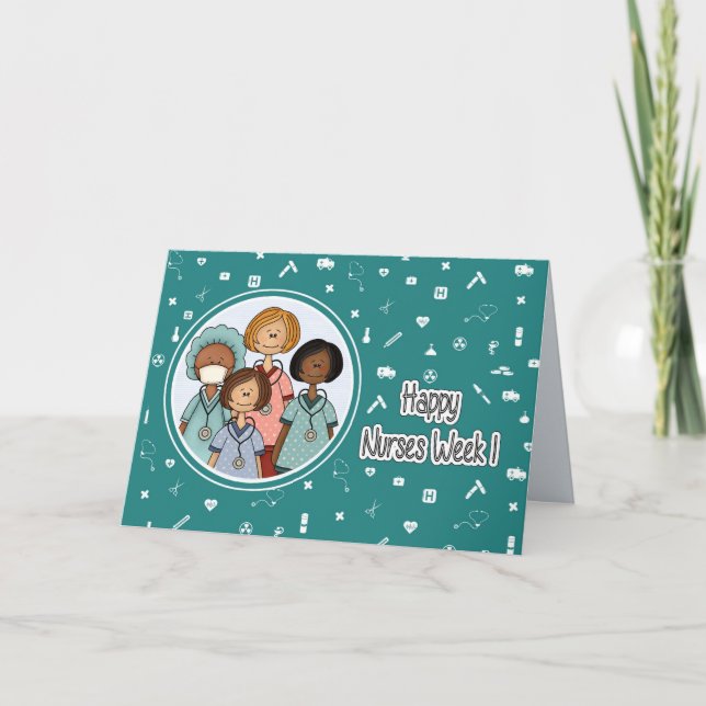 Carte Happy Nurses Week Custom (Devant)
