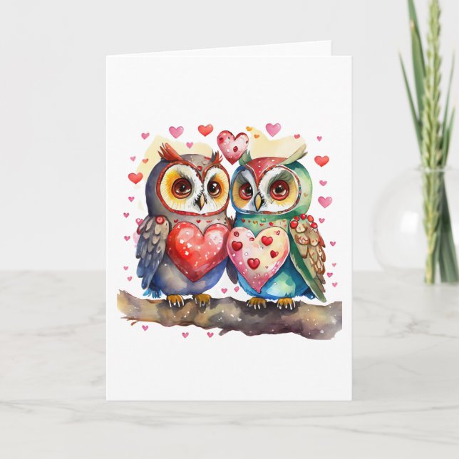 Carte Happy Owens in Love BLANK (Devant)