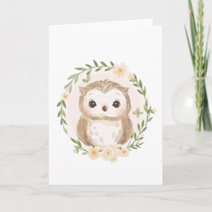 Carte Happy Owl