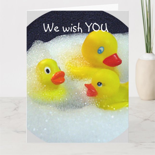 Carte HAPPY QUACKY GROUP CARD POUR LA 40ème (Devant)