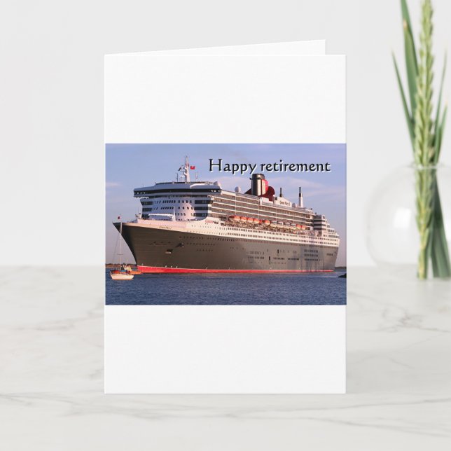 Carte Happy retirement: cruise ship (Devant)