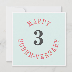 Carte Happy Sober-versary