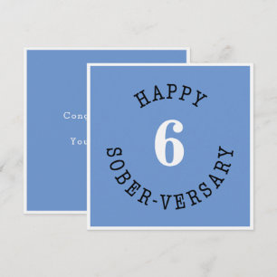 Carte Happy Sober-versary