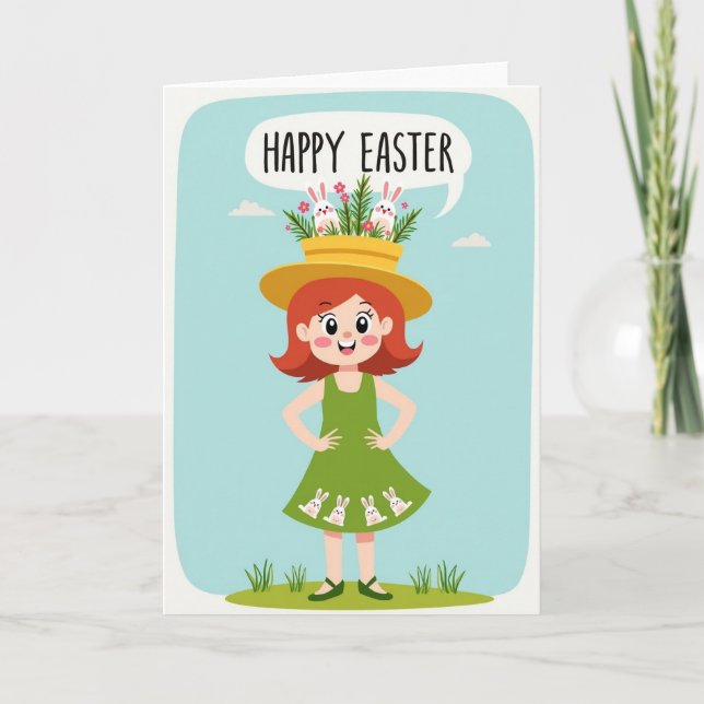 Carte Happy Springtime Wishes Card (Devant)