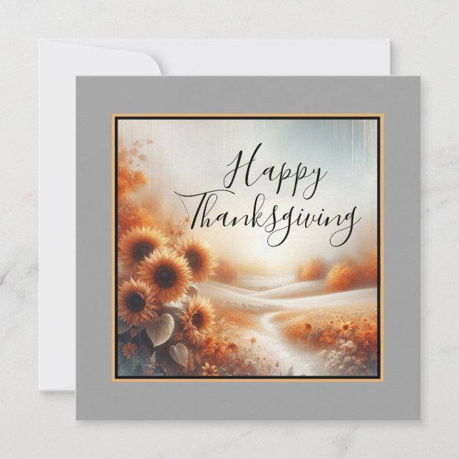 Carte Happy Thanksgiving (Devant)