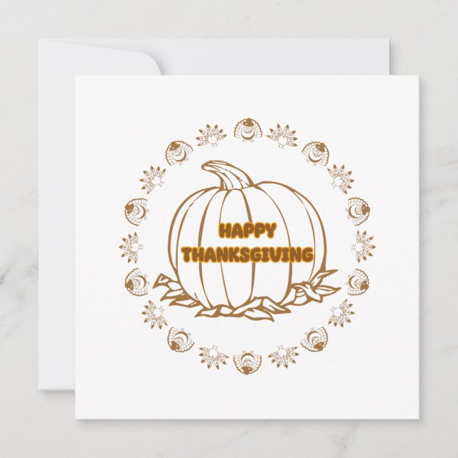 Carte happy thanksgiving (Devant)