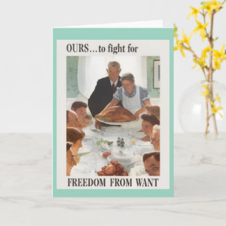 Carte Happy Thanksgiving Greeting Card