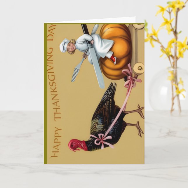 Carte Happy Thanksgiving Greeting Card (Fleur jaune)