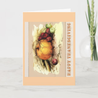 Carte Happy Thanksgiving Greeting Card