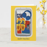 Happy Travels Airplane Platy