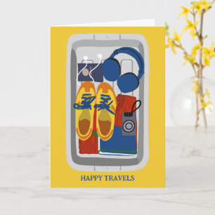 Carte Happy Travels Airplane Platy
