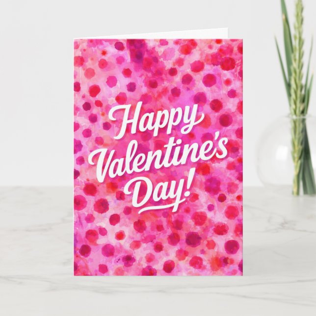 Carte Happy Valentine's Day (Devant)