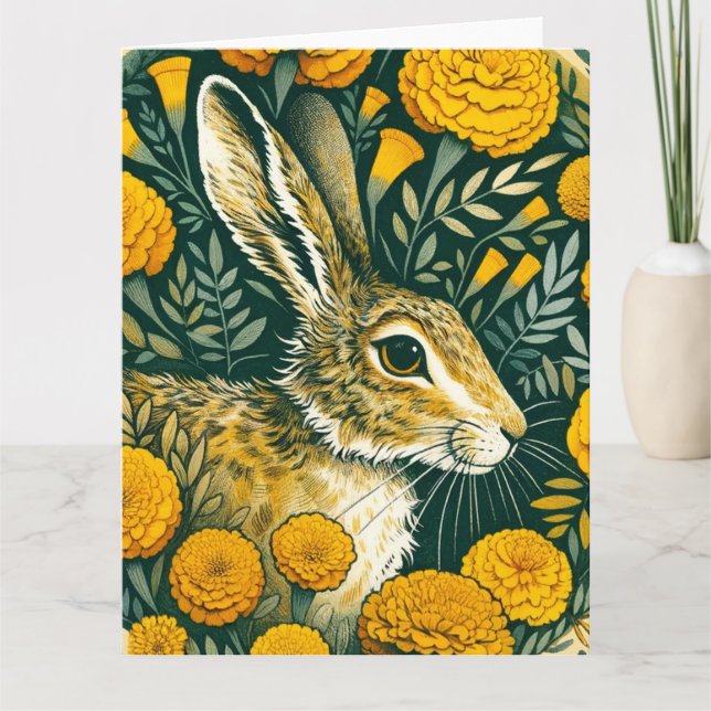 Carte Hare Marigold (Devant)