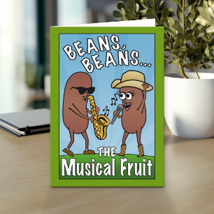 Carte Haricots, haricots, le fruit musical
