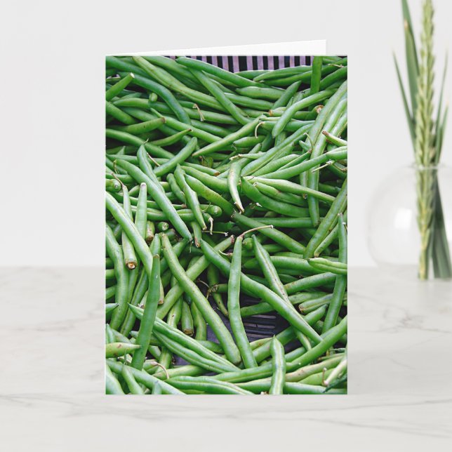 Carte Haricots verts (Devant)
