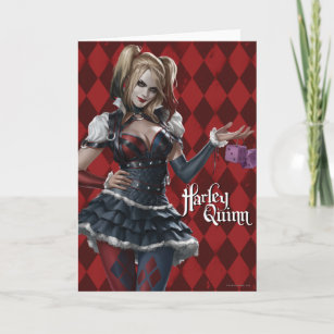 Cartes De Vœux Harley Quinn Zazzle Fr