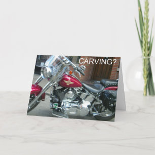 CARTE HARLEY STYLE CARVING POUR HALLOWEEN