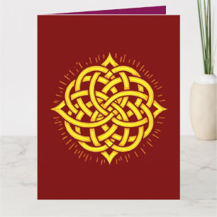 Carte Harmonie infinie : Mandala Sacrée Symbole Celtique