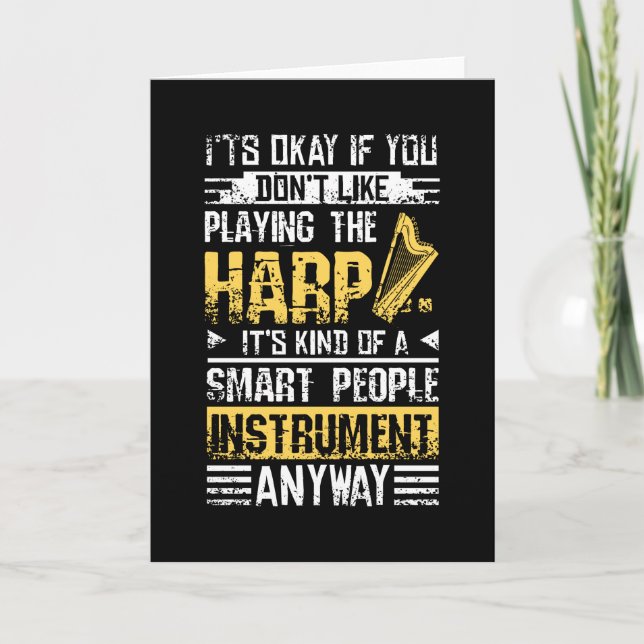 Carte Harpe Smart People (Devant)