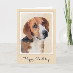 Carte Harrier Painting - Cute Original Dog Art