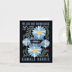 Carte Harris 2024 Choose Freedom Boho Fleurs sauvages